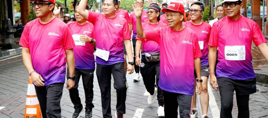 Jajal Rute 6 KM Event Denpasar Fun Run, Gubernur Koster: Bagus untuk Tingkatkan Derajat Kesehatan