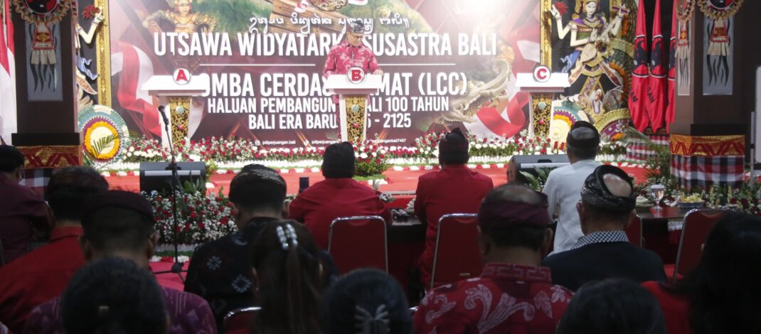 Bulan Bung Karno, DPD PDI-P Bali Gelar Utsawa Widyaswara Susastra Bali, Diikuti Sekolah dan PT Se-Bali