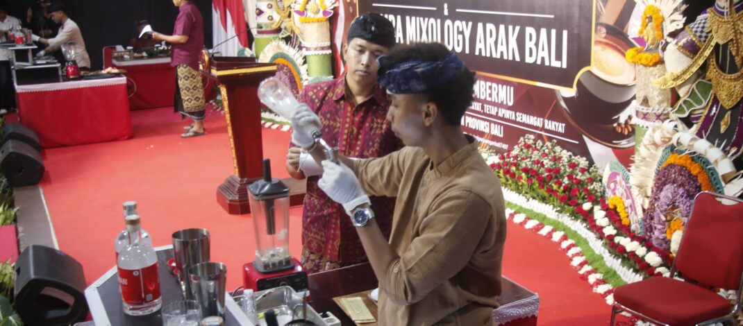 Tinggi Antusiasme Generasi Muda Ikut Lomba Mixologi Arak Bali