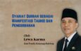 Syariat Qurban sebagai Manifestasi Tauhid dan Pengorbanan