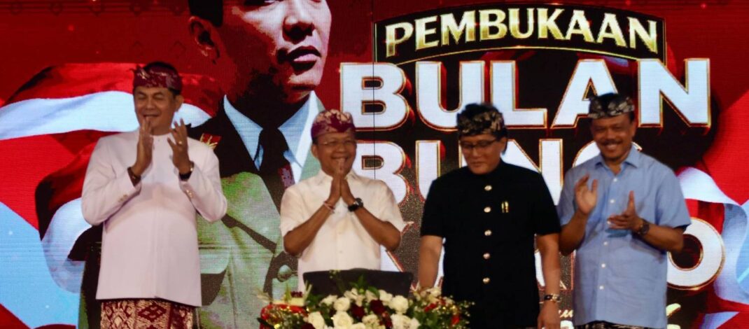 Gubernur Koster dan Wagub Giri Prasta Resmi Buka Bulan Bung Karno VIII Tahun 2026