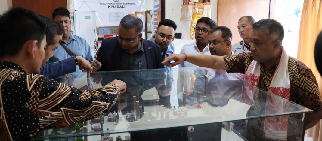 KPU Bali Perkenalkan Filosofi Tri Hita Karana untuk Penguatan Demokrasi kepada Delegasi Komisi Pemilihan India