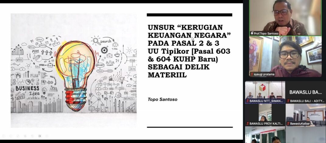 Bawaslu Bali Ikuti Upgrading Kompetensi Advokasi Hukum untuk Perkuat Kapasitas Pengawasan Pemilu