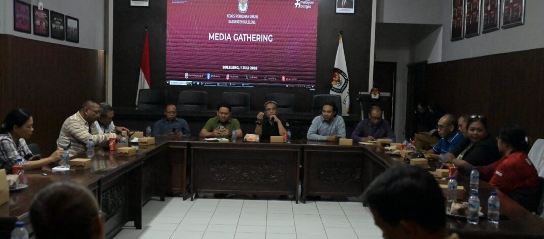 KPU Buleleng Perkuat Sinergi Bersama Insan Media Melalui Media Gathering