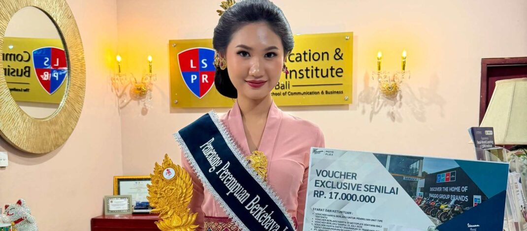 Mahasiswi LSPR Bali Raih Juara 1 Lomba “Perempuan Berkebaya Indonesia” Hari Kebaya Nasional 2026