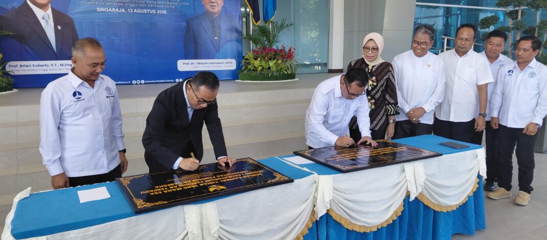 Undiksha Kini Punya Laboratorium Pendidikan Terpadu, Mendiktisaintek Dorong Lahirkan Karya Berdampak