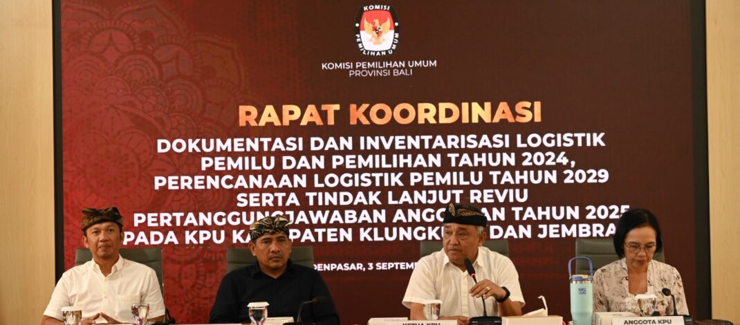 Inventarisasi Logistik Pemilu 2024 Menjadi Pijakan KPU BALI Susun Kebutuhan Pemilu 2029