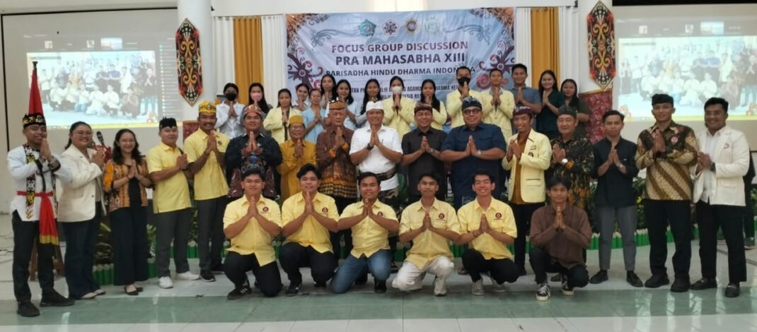 FGD Pra Mahasabha XIII PHDI, PD KMHDI Kalteng Dorong Program Keumatan Terintegrasi dari Pusat hingga Akar Rumput