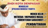 Manusa Yadnya Bersama Gelaran PHDI Denpasar Jadi Solusi dan Ringankan Warga