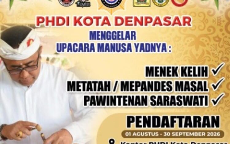 Manusa Yadnya Bersama Gelaran PHDI Denpasar Jadi Solusi dan Ringankan Warga