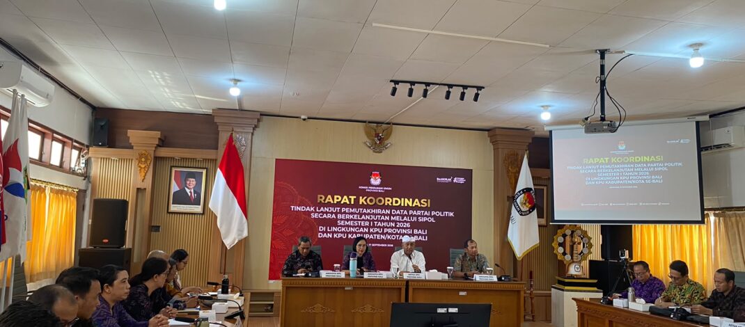 Bawaslu Bali Dorong Pemutakhiran Data Parpol Berkelanjutan: Soroti Netralitas ASN dan 30% Kuota Perempuan
