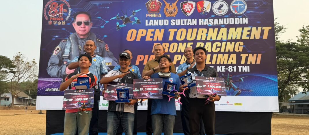 Atlet Binaan KONI Buleleng Putu Valiant Raih Emas Drone Racing Panglima TNI Cup 2026