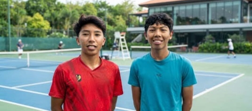 Dua Atlet Binaan PELTI Buleleng Berlaga di Liga Tenis Indonesia Seri 2
