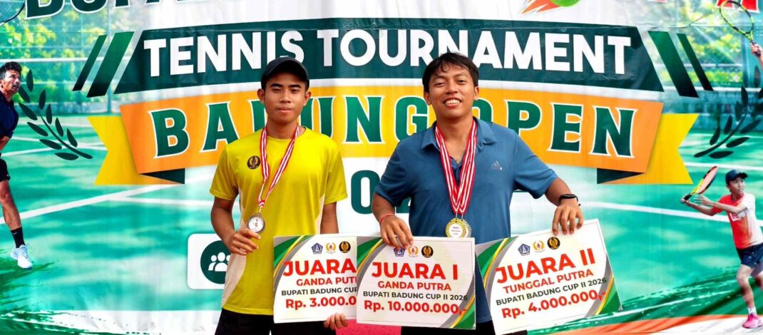 Dua Petenis Buleleng Sabet Tiga Medali di Badung Open